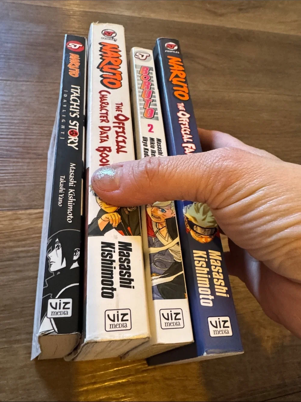 3 Naruto books & 1 Boruto book set